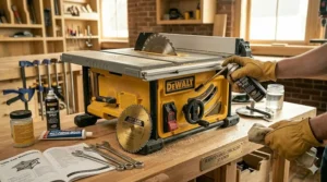 Routine maintenance checklist for keeping your table saw in top condition.