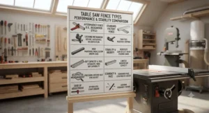 Comparison chart illustration highlighting stability and performance differences between aftermarket and factory fences.