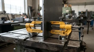 A dual-featherboard configuration for resawing thin stock ensuring maximum control and straight cuts.