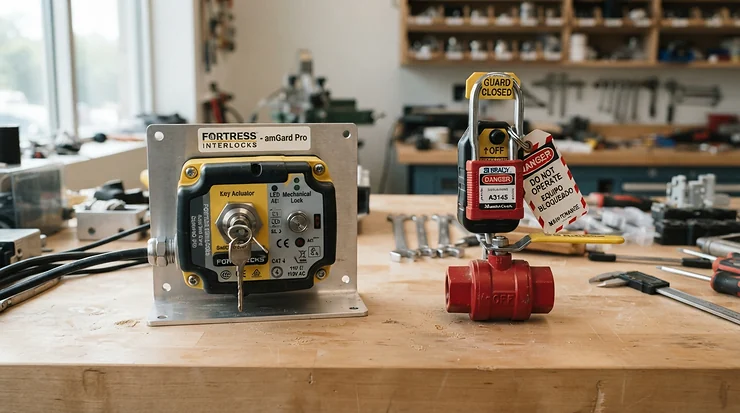 Side-by-side device comparison featuring a pawl system vs roller system for kickback safety.