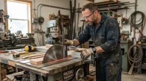 Checking blade alignment after adding a riving knife kit for older table saws without one