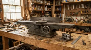 A craftsman upgrading a legacy machine using a riving knife kit for older table saws without one